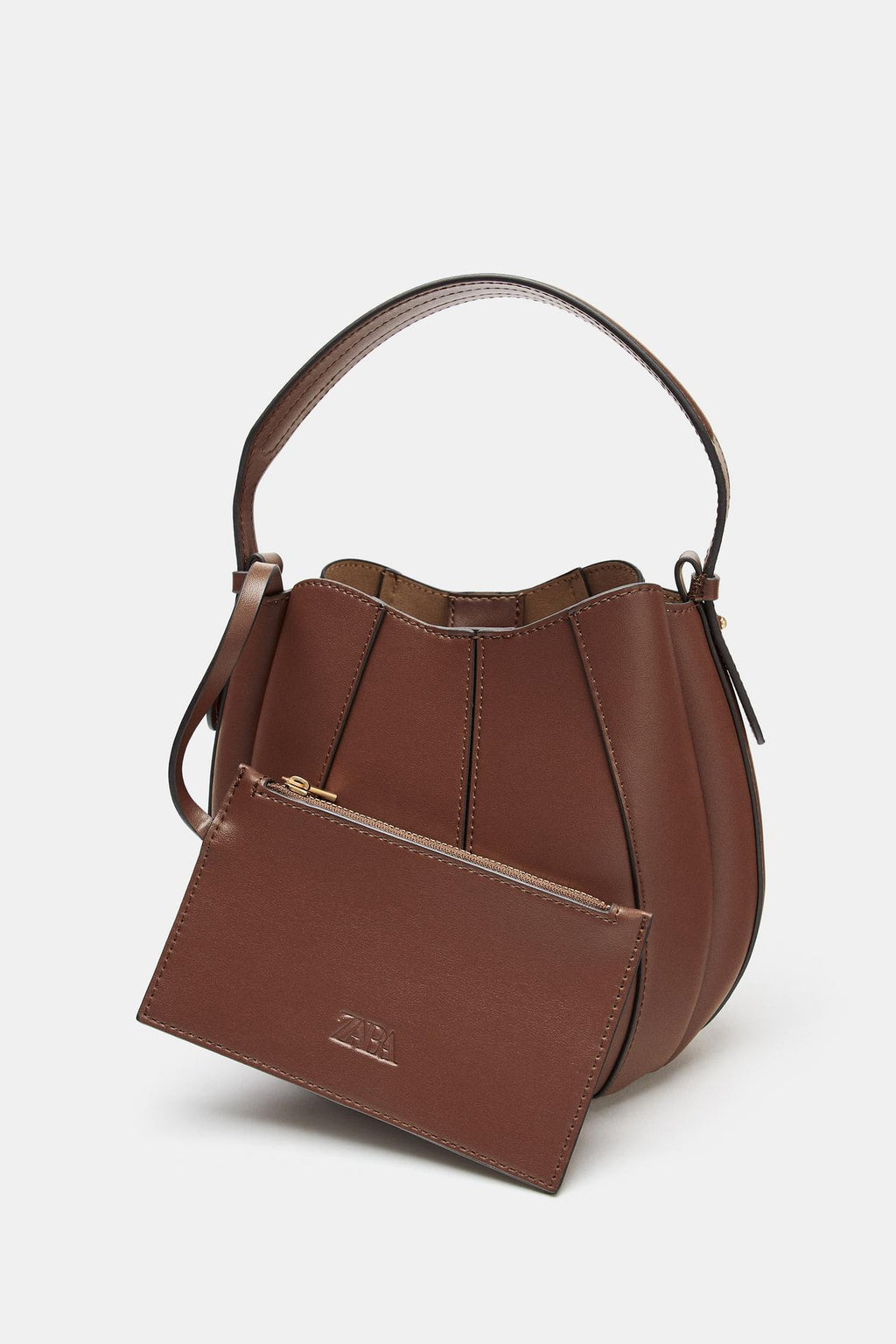 Buy Zara Topstitch Bucket Bag Online in Nepal - Online Shopping Nepal - Online Clothing Shop Nepal