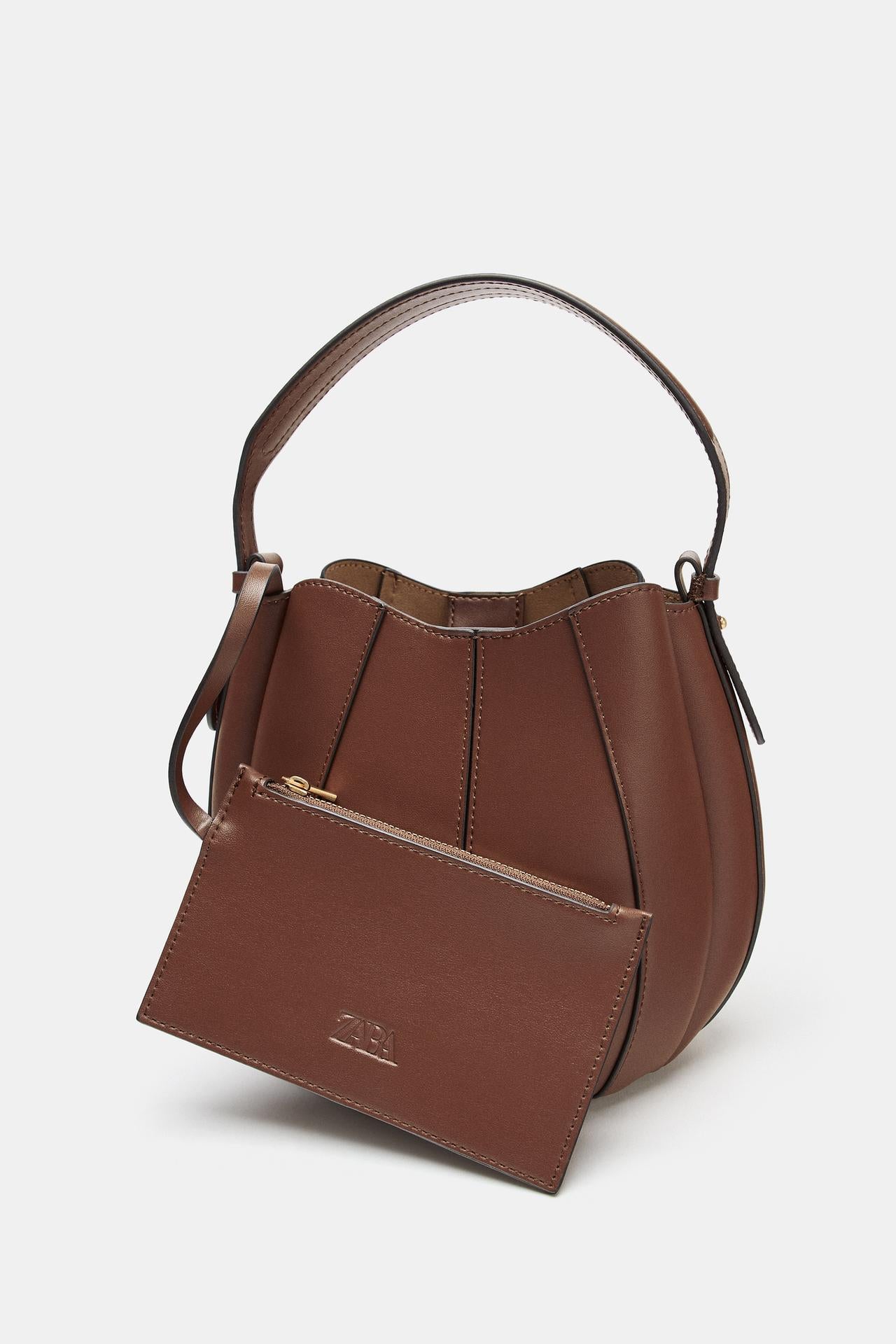 Buy Zara Topstitch Bucket Bag Online in Nepal - Online Shopping Nepal - Online Clothing Shop Nepal