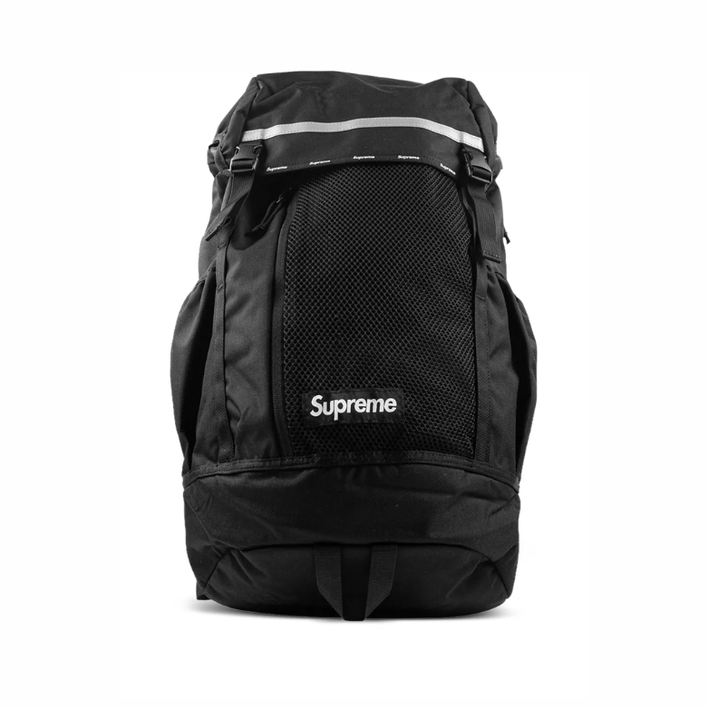 Supreme logo-patch backpack