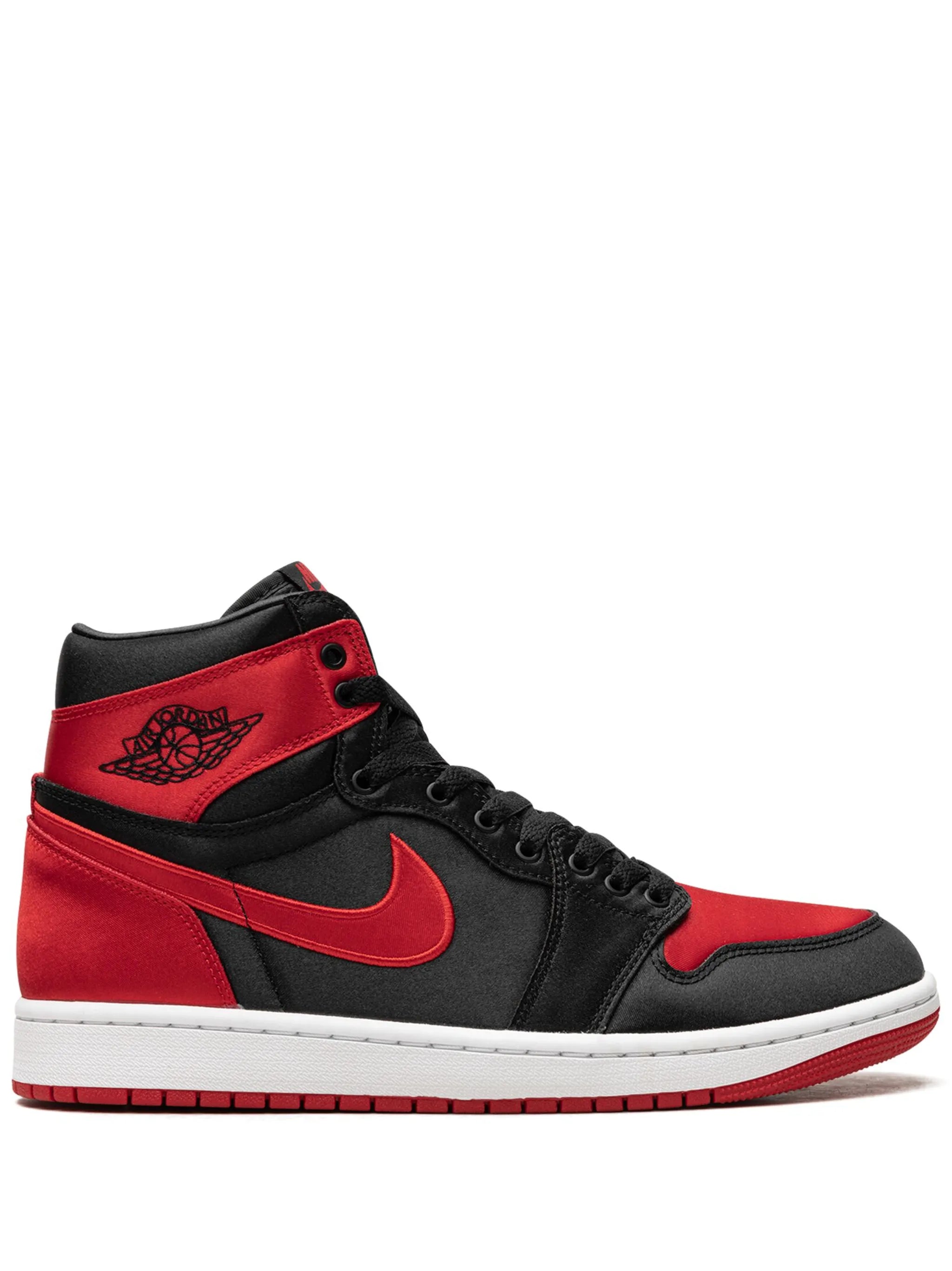 Jordan Air Jordan 1 "Satin Bred" High Top Sneakers