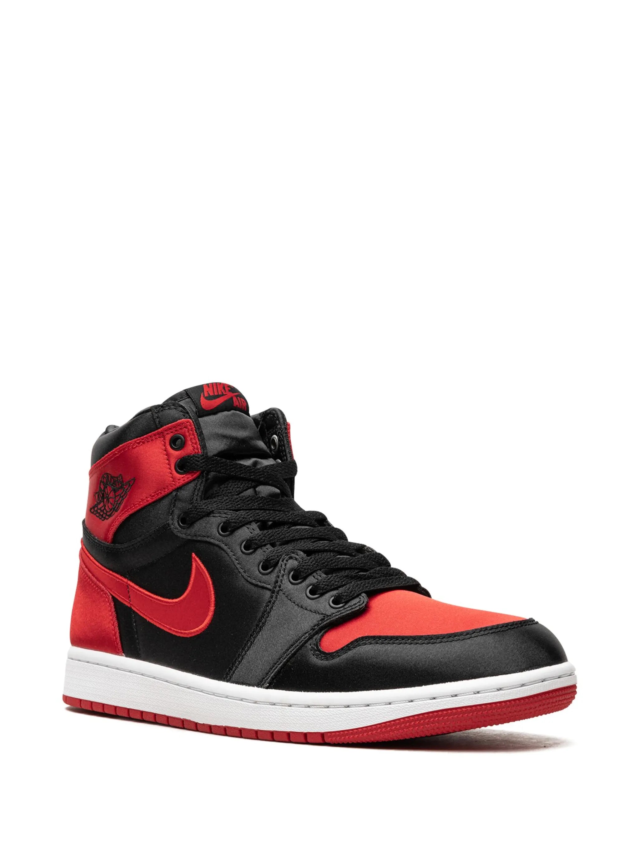 Jordan Air Jordan 1 "Satin Bred" High Top Sneakers