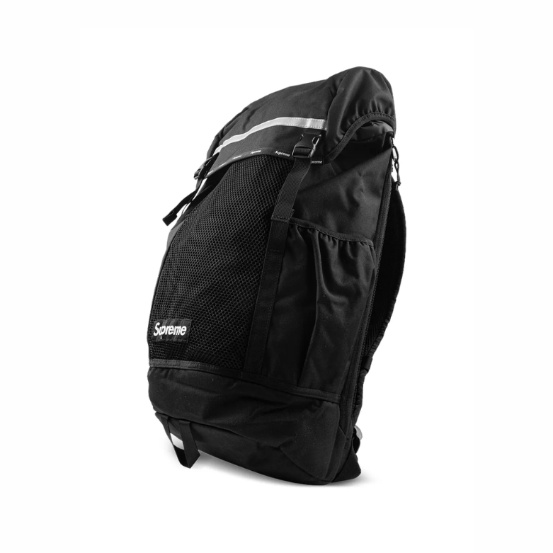 Supreme logo-patch backpack