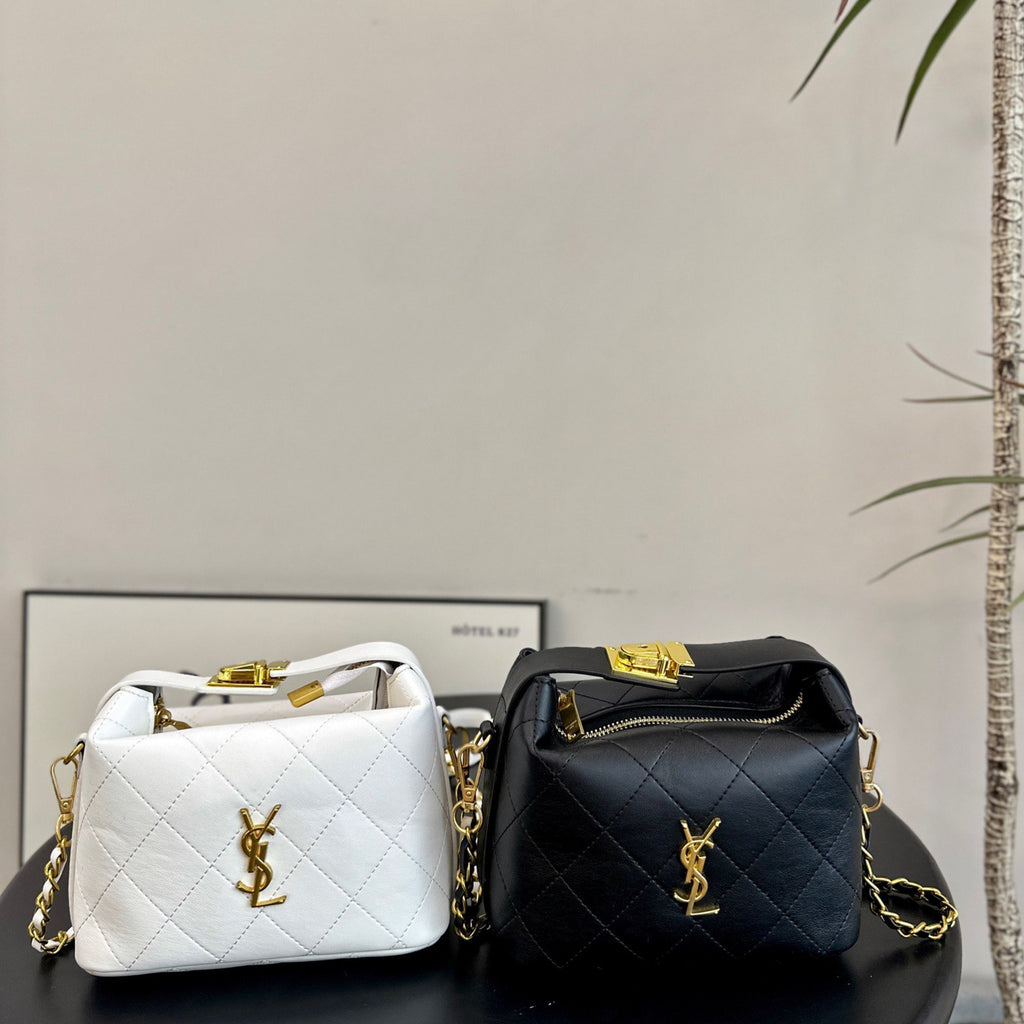 Buy Saint Laurent Lunchbox Bag Chain Crossbody Bag Online in Nepal - Online Shopping Nepal - Online Clothing Shop Nepal