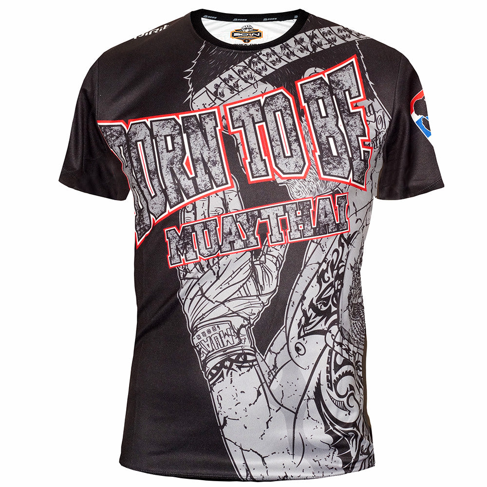 "Born To Be" PSBT-02 T-Shirt Muay Thai Boxing Tee